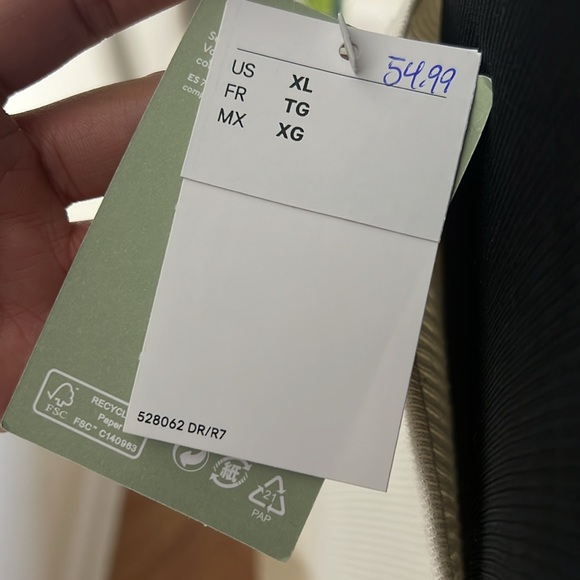 BNWT - H&M Strapless Dress, Cream, XL - Picture 7 of 7